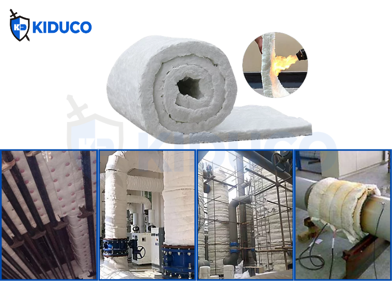 Chăn sợi gốm trọng lượng nhẹ và chịu nhiệt tốt