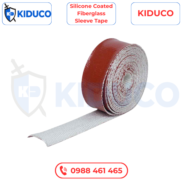Băng Vải Sợi Thủy Tinh Phủ Silicone - Silicone Coated Fiberglass Sleeve Tape