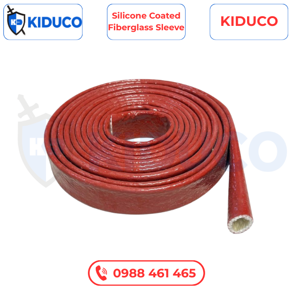Ống Bảo Ôn Sợi Thủy Tinh Phủ Silicone - Silicone Coated Fiberglass Sleeve