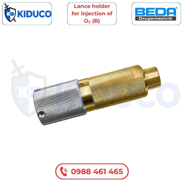 Bầu Kẹp Ống Thổi Oxy (B) - Lance Holder For Injection Of O₂ (B) (Đức)