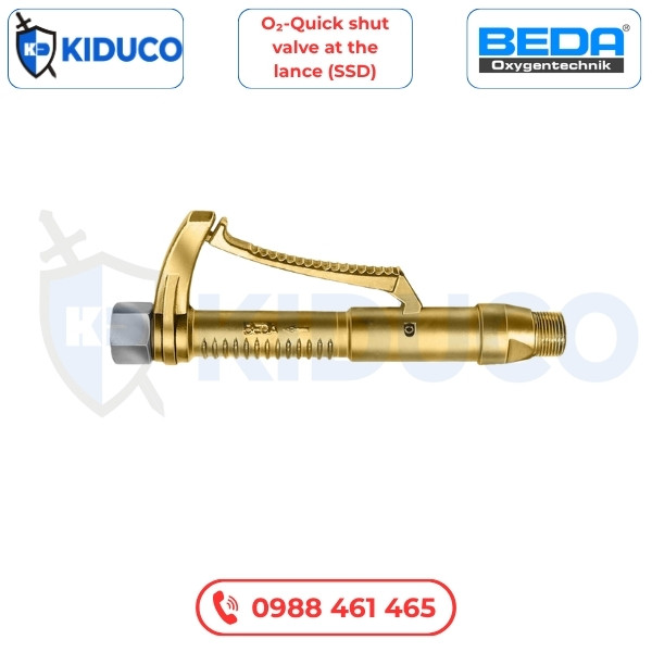 Van Ngắt Nhanh Oxy Tại Ống Thổi (SSD) - O₂ Quick Shut Valve At The Lance (SSD) (Đức)