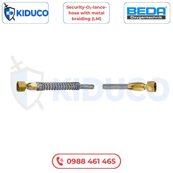 Ống Cao Su Oxy An Toàn Bọc Lưới Kim Loại (LM) - Security-O₂-Lance-Hose With Metal Braiding (LM) (Đức)