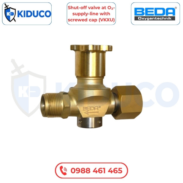 Van Ngắt Tại Đường Cấp Oxy Với Nắp Vặn (VKXU) - Shut-Off Valve At O₂-Supply-Line With Screwed Cap (VKXU) (Đức)