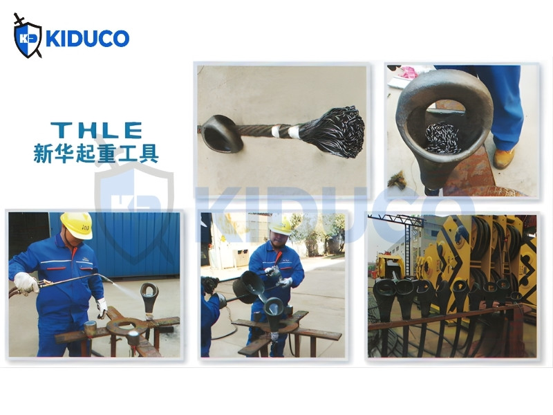 Các bước tiến hành nối đầu socket với cáp thép