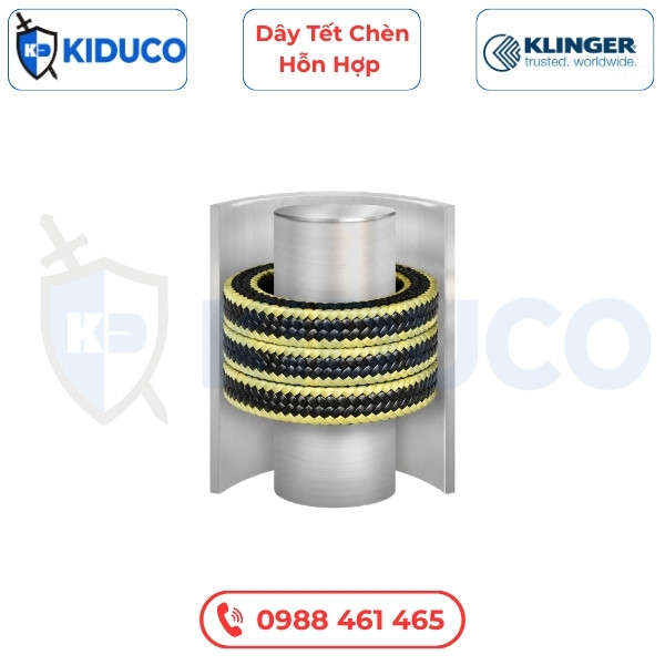 Dây Tết Chèn Hỗn Hợp Klinger (Hybrid Compression)