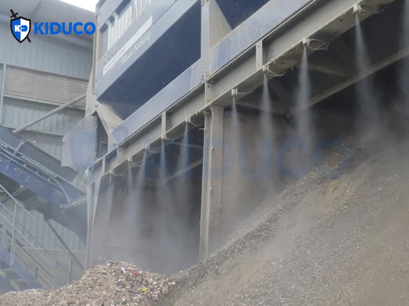 Ứng dụng của phương pháp béc phun dập bụi