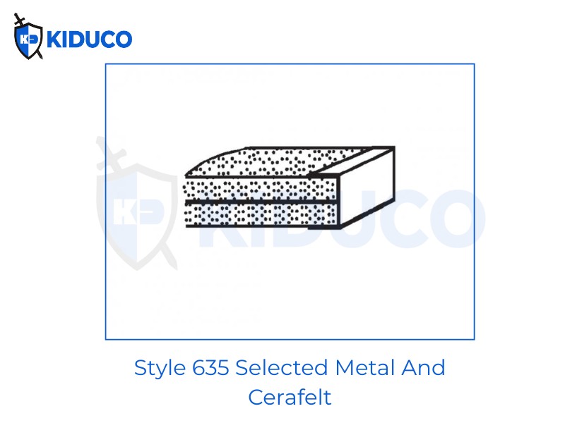 Style 635 – Kim loại chọn lọc và CERAFELT®