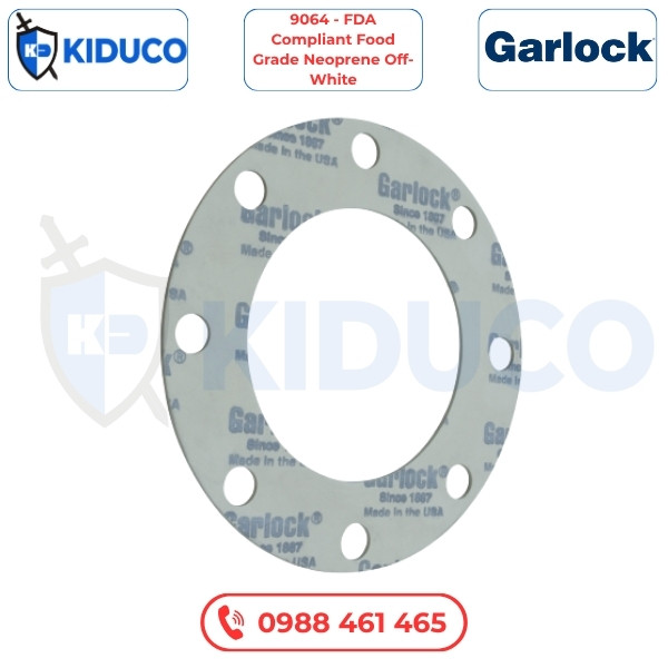 Gioăng Garlock - 9064 - FDA Compliant Food Grade Neoprene Off-White Rubber Sheet