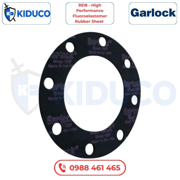 Gioăng Garlock - 9518 - High Performance Fluoroelastomer Rubber Sheet Gasketing