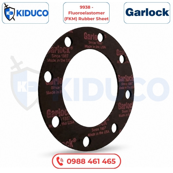 Gioăng Garlock - 9938 - Fluoroelastomer (FKM) Rubber Sheet
