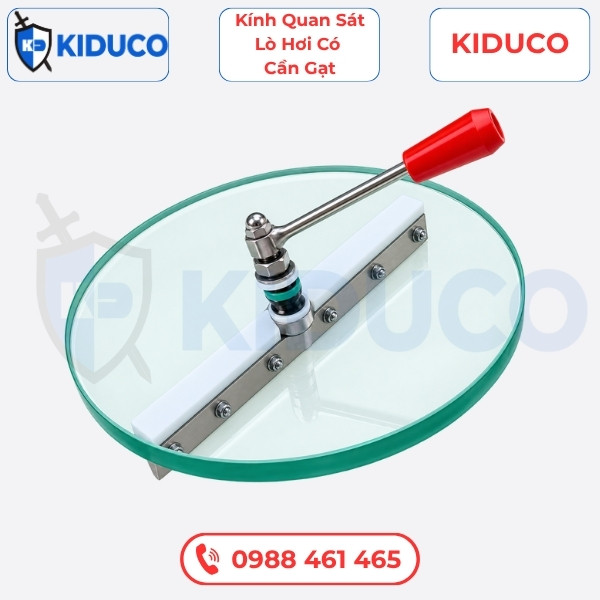 Kính Quan Sát Lò Hơi Có Cần Gạt Làm Sạch Chịu Nhiệt