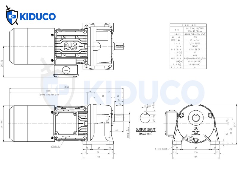 Đặc điểm Max Geared Motor